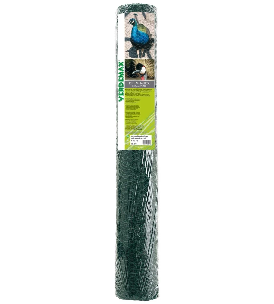 RETE ESAGONALE METALLICA PLASTIFICATA GALVANEX 19